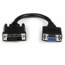 StarTech.com Adattatore cavo DVI a VGA da 20 cm - DVI-I maschio a VGA femmina 