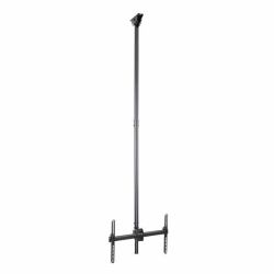 StarTech.com Supporto da soffitto per TV - Staffa per TV a schermo singolo con lunga asta telescopica regolabile - Inclinabile / girevole - Staffa VESA per schermi da 32" a 75" 