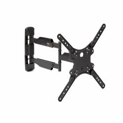 StarTech.com Montaggio a parete per TV Full Motion - Display VESA da 32-55 pollici [77lb/35kg] - Montaggio a parete per TV a schermo piatto universale a basso profilo - Supporto per braccio articolato regolabile ad inclinazione e rotazione per impieghi intensivi 