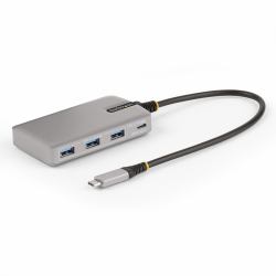 StarTech.com Hub USB-C a 4 porte con uscita video USB-C DP Alt Mode 4K 60Hz - 3x USB Type-A, 1x USB Type-C, 100W PD Pass-Through, USB 3.2 10Gbps, cavo da 30cm, hub USB portatile 