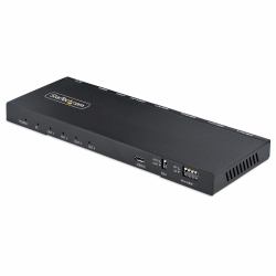 StarTech.com Splitter HDMI 4K con 4 Porte - Sdoppiatore HDMI 2.0 4K 60Hz 1 In e 4 Out - HUB HDMI 4K con Scaler Integrato - Splitter HDMI con Porta Audio 3,5 mm/ottica 