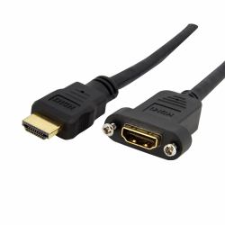 StarTech.com Cavo HDMI Standard per montaggio a pannello da 91 cm - F/M 