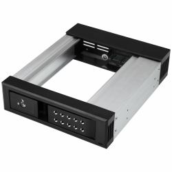 StarTech.com Modulo Hot Swap per Disco Rigido da 5,25" a 3,25" - per Dischi SATA/SAS da 3,5" - Trayless - Allumunio 