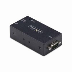 StarTech.com Adattatore da seriale a Ethernet a 1 porta, server di dispositivi seriali IP per dispositivi RS232 remoti, montaggio a parete/su guida DIN, convertitore seriale da RJ45 LAN a DB9, TAA 