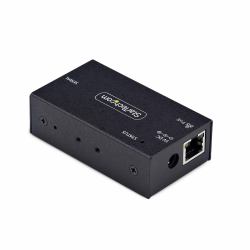 StarTech.com Adattatore da seriale a Ethernet a 1 porta, server di dispositivi seriali IP PoE 802.3af per dispositivi RS232 remoti, montabile a parete/su guida DIN, convertitore seriale da RJ45 LAN a DB9, TAA 