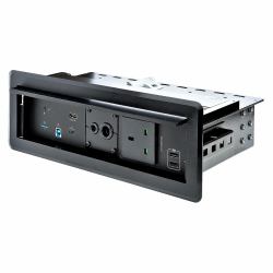 StarTech.com KITBXDOCKPUK AV bridge 3840 x 2160 Pixel Collegamento ethernet LAN Nero 