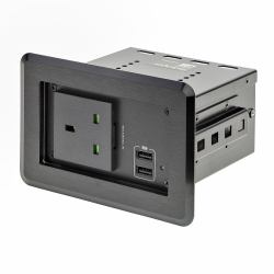 StarTech.com KITBZPOWUK AV bridge Nero 