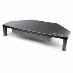 StarTech.com Supporto a Rialzo per Monitor - Ripiano Alzata per Stazione di Lavoro Angolare - Altezza regolabile 