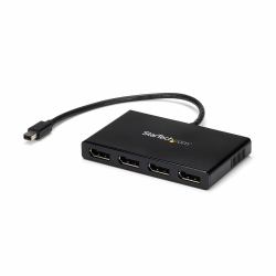 StarTech.com Adattatore multi-monitor a 4 porte - Mini DisplayPort a DisplayPort MST Hub - 4x 1080p - Splitter video in modalità desktop esteso solo su PC Windows - mDP a 4x DP 1.2 