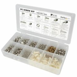 StarTech.com Kit assortimento di viti PC Deluxe - Viti, dadi e separatori 