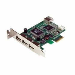 StarTech.com Scheda Pci Express basso prfilo con 4 porte USB 2.0 ad alta velocità 