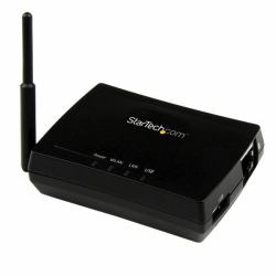 StarTech.com Print Server Wireless N ad 1 porta USB AirPrint 150 Mbps - Server di Stampa WiFi - 802.11 b/g/n 