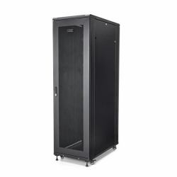 StarTech.com Armadio Rack 19" 42U a 4 Montanti - Server Rack 19 Pollici per Switch e Dispositivi di Rete/AV/IT - Rack Dati Ventilato, Serratura e Cerniere nel Pannello Posteriore 
