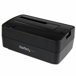 StarTech.com Docking Station per Hard Disk a Singolo Slot - Dock USB 3.1 [10 Gbps]/eSATA per Hard Drive HDD/SSD Esterno SATA III da 2,5/3,5" - Dock Station per Disco Rigido con Carica dall'Alto 