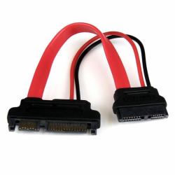 StarTech.com Adattatore slimline SATA a SATA con alimentazione 15 cm - F/M 