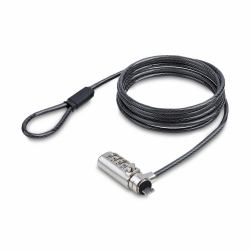 StarTech.com Cavo di sicurezza per laptop/notebook da 1,5m compatibile con Nano Slot, sicurezza antifurto da scrivania, cavo in acciaio resistente ai tagli con serratura a 4 cifre 
