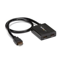 StarTech.com Sdoppiatore Splitter HDMI 4k @ 30hz 1x2 da 1 a 2 porte Alimentato con Adattatore o USB 