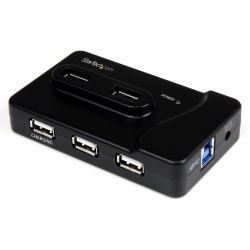 StarTech.com Hub combo USB 3.0/2.0 a 6 porte con porta di caricamento 