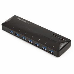 StarTech.com Hub USB 3.0 a 7 Porte con Porte di Ricarica Dedicate - 2 Porte x 2,4 Amp 