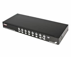StarTech.com Switch KVM USB PS/2 a 16 porte montabile a rack 1U, con OSD 