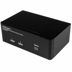 StarTech.com Switch KVM a 2 porte DisplayPort per doppio Monitor - 4k 60hz 