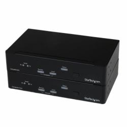 StarTech.com Extender console KVM DVI USB con connessione seriale e audio via fibra MM - 2km 