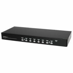 StarTech.com Kit Switch KVM USB montabile a rack 1U 8 porte con funzione OSD e cavi 