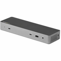 StarTech.com Dock Thunderbolt 3 compatibile con USB-C - Doppio monitor DisplayPort 1.4 4K 60Hz o doppio display HDMI - Laptop Docking Station 8K 60Hz - Dock TB3/USB-C - 96W PD, 5xUSB - 10Gbps 