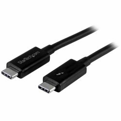 StarTech.com Cavo Thunderbolt 3 da 1m, 20Gbps, 100W PD, 4K, Certificato Thunderbolt, Compatibile con Thunderbolt 4/USB 3.2/DP Alt Mode/USB4 