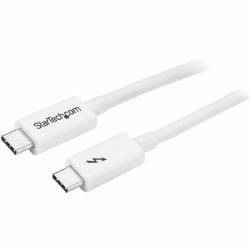 StarTech.com Cavo Thunderbolt 3 da 1m, 20Gbps, 100W PD, 4K, Certificato Thunderbolt, Compatibile con Thunderbolt 4/USB 3.2/DP Alt Mode/USB4 