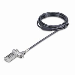 StarTech.com Confezione da 25 cavi di sicurezza universali per notebook da 2m, compatibili con Noble Wedge®/Nano/K-Slot, cavo a combinazione senza chiave 