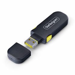 StarTech.com Blocco Porta USB-A con Chiave, 4 Inserti USB-A di ricambio, Tappi Antipolvere Riutilizzabili con Chiusura a Scatto per PC e Notebook 