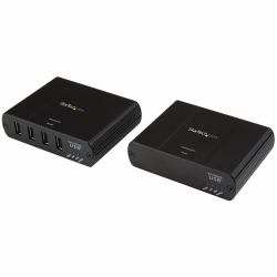 StarTech.com Sistema extender Ethernet USB 2.0 via LAN Gigabit o Cat5e/Cat6 diretto con 4 porte, fino a 100 m 
