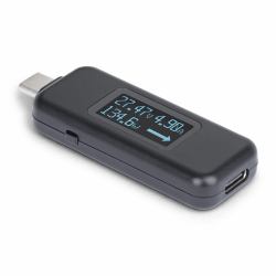 StarTech.com Multimetro Digitale USB-C, Misuratore di Tensione e Corrente con Potenza fino a 240W PD EPR, Tester Digitale Bidirezionale per Cavi/Porte USB Tipo C 
