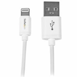 StarTech.com Cavo Connettore Lightning 8-pin Apple a USB di tipo Slim per iPhone / iPod / iPad da 1m - Bianco 