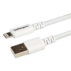 StarTech.com Cavo connettore lungo Lightning a 8 pin Apple a USB per iPhone / iPod / iPad bianco da 3 m 