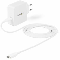 StarTech.com Caricatore USB C da parete - Alimentatore USB C per laptop 60W PD - Cavo da 2 m - Adattatore di alimentazione universale USB tipo C - Dell XPS/Lenovo X1 Carbon/HP EliteBook/MacBook - Certificazione USB IF/CE 