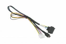 Supermicro CBL-SAST-0956 cavo Serial Attached SCSI [SAS] 0,55 m Nero, Rosso, Giallo 