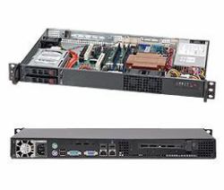 Supermicro SuperChassis 510T-203B Supporto Nero 200 W 