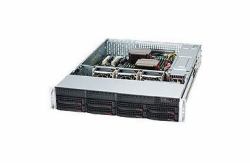 Supermicro SC825TQC-600LPB Supporto Nero 600 W 