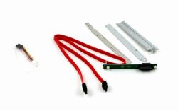 Supermicro MCP-220-81502-0N kit di fissaggio Nero Plastica, SECC 