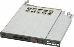 Supermicro MCP-220-81506-0N pannello drive bay 2.5" Pannello portante Nero, Metallico 