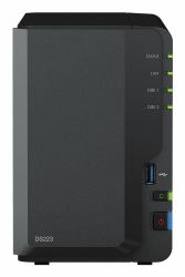 Synology DiskStation DS223 NAS Mini Tower Realtek RTD1619B 2 GB DDR4 8 TB HDD DiskStation Manager Nero 