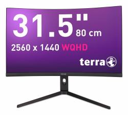 TERRA 3285W Monitor PC 80 cm [31.5"] 2560 x 1440 Pixel Wide Quad HD LCD Nero 