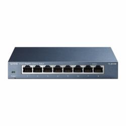 TP-Link TL-SG108 Non gestito Gigabit Ethernet [10/100/1000] Nero 