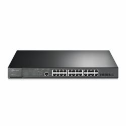 TP-Link JetStream TL-SG3428XMP switch di rete Gestito L2+ Gigabit Ethernet [10/100/1000] Supporto Power over Ethernet [PoE] 1U Nero 