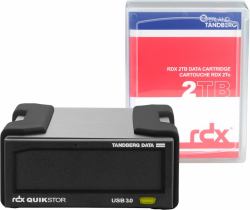 Tandberg Data 8865-RDX dispositivo di archiviazione di backup Disco di archiviazione Cartuccia RDX 2 TB 