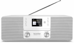 TechniSat 370 CD BT Personale Analogico e digitale Bianco 