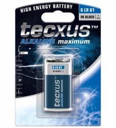 Tecxus 6LR61 1-BL Batteria monouso 9V Alcalino 