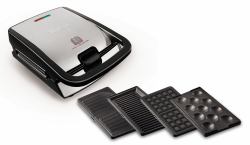 Tefal SW854D tostiera 700 W Nero, Acciaio inox 